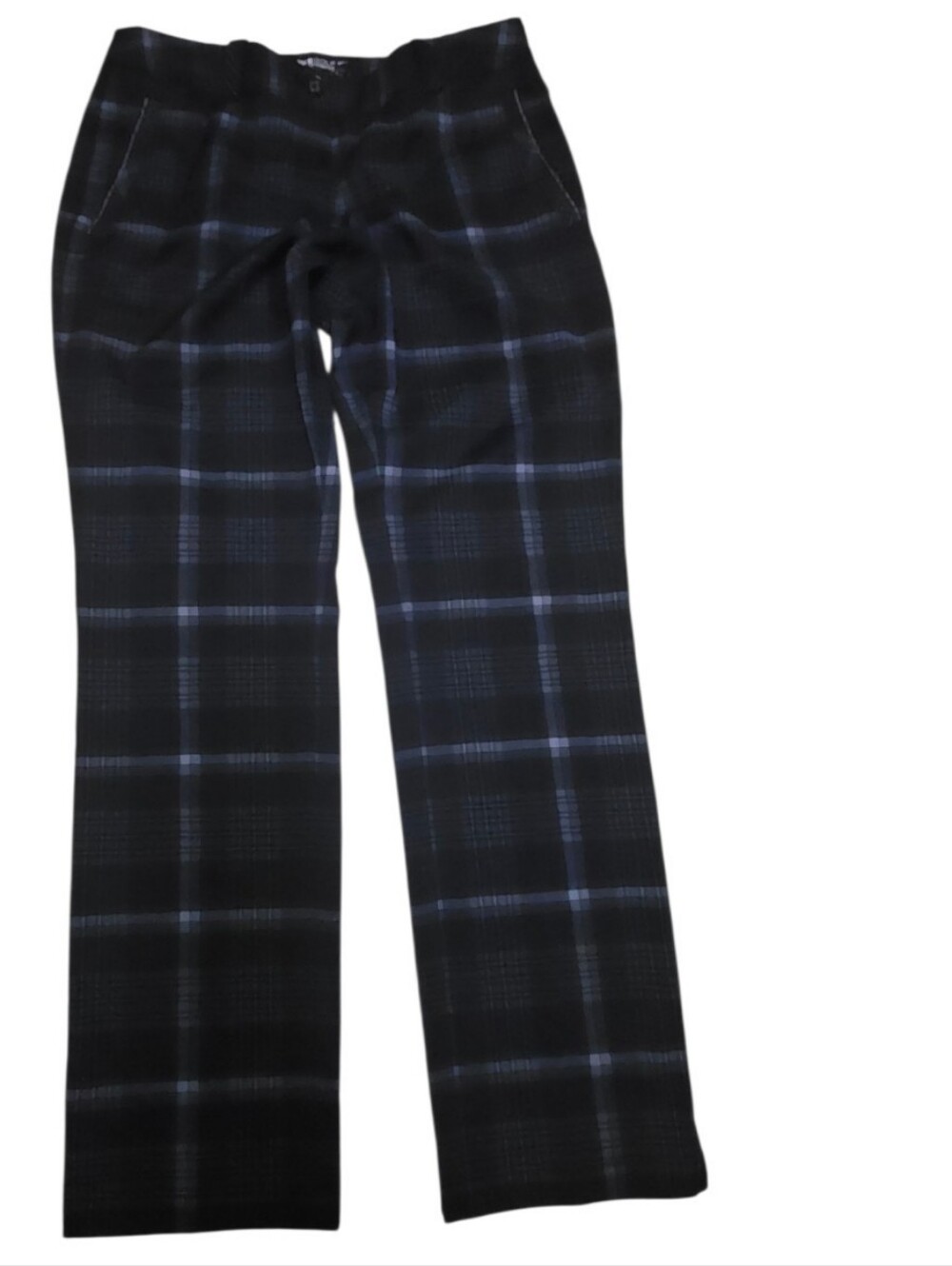 Nike Golf Tour Performance Dri-fit Plaid Trouser Pants Gray